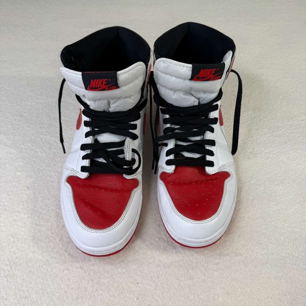 Nike Air Jordan 1 Retro High OG Heritage Red White Black Mens Size 13 555088-161